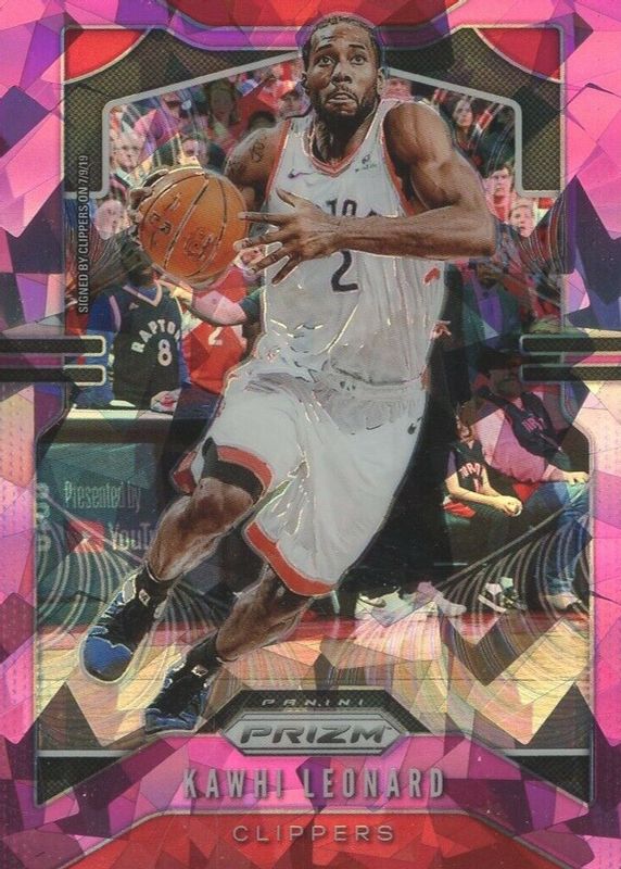 Kawhi Leonard 2019 Prizm #149 Pink Ice BGS 10 PRISTINE