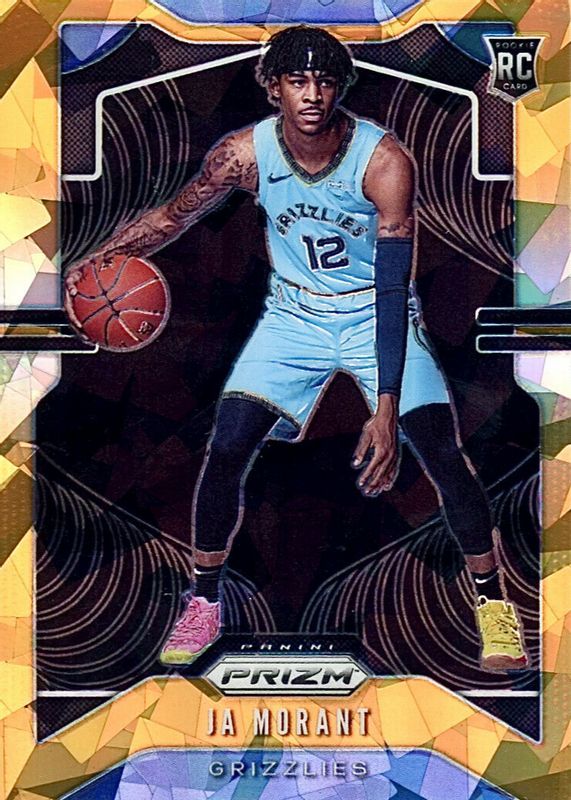 Ja Morant 2019 Prizm #249 Orange Ice Rookie RAW