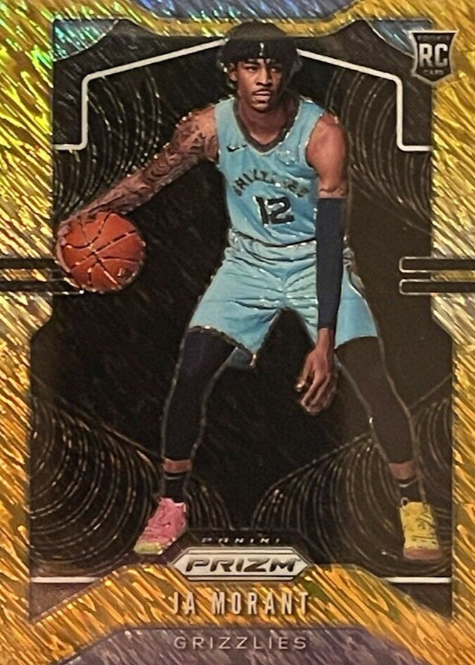 NBAカード Ja Morant Rookie Special Shimmer 2019-20 NBA Prizm Ja Morant Rookie Signatures Blue Shimmer