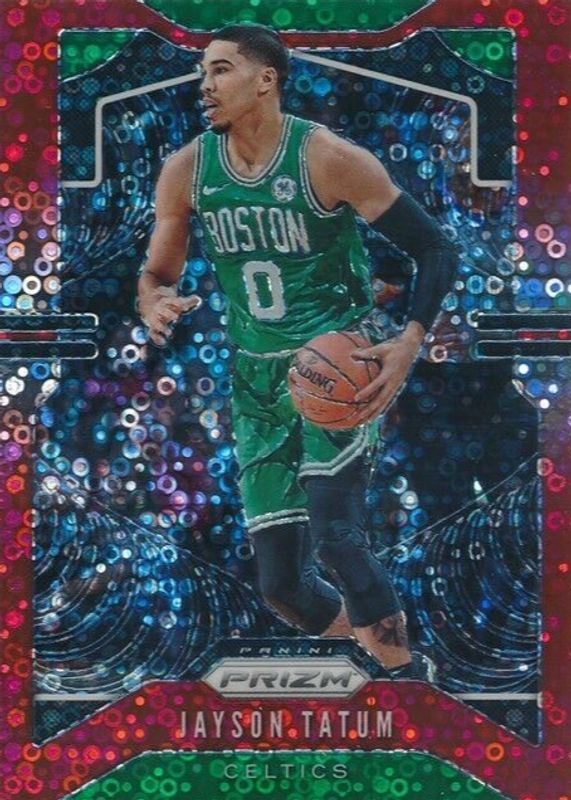 Jayson Tatum 2019 Prizm #39 Fast Break Red /125 SGC 9.5