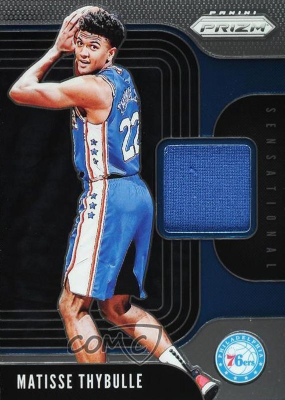 Matisse Thybulle 2019 Prizm #SS-MTY Sensational Swatches Rookie SGC 9.5