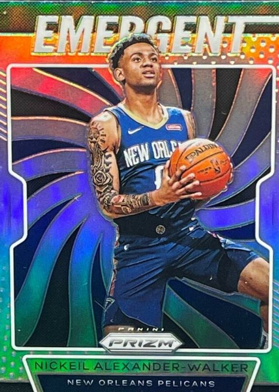 Nickeil Alexander-Walker 2019 Prizm #16 Emergent - Silver Rookie PSA 10