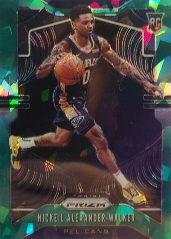 Nickeil Alexander-Walker 2019 Prizm #263 Fanatics Green Ice Rookie RAW