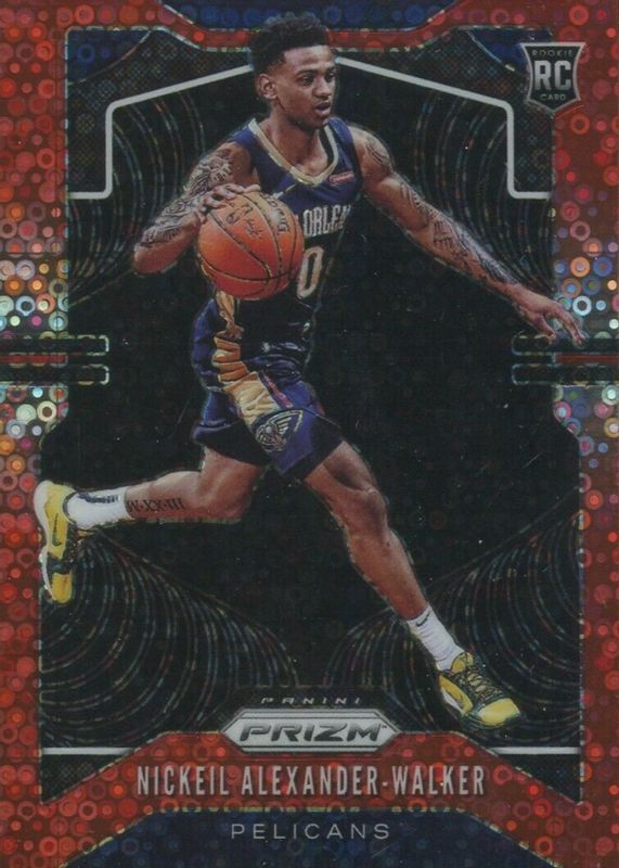 Nickeil Alexander-Walker 2019 Prizm #263 Fast Break Red /125 Rookie PSA 10