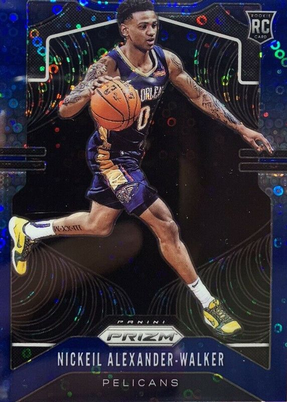 Nickeil Alexander-Walker 2019 Prizm #263 Fast Break Blue /175 Rookie PSA 10