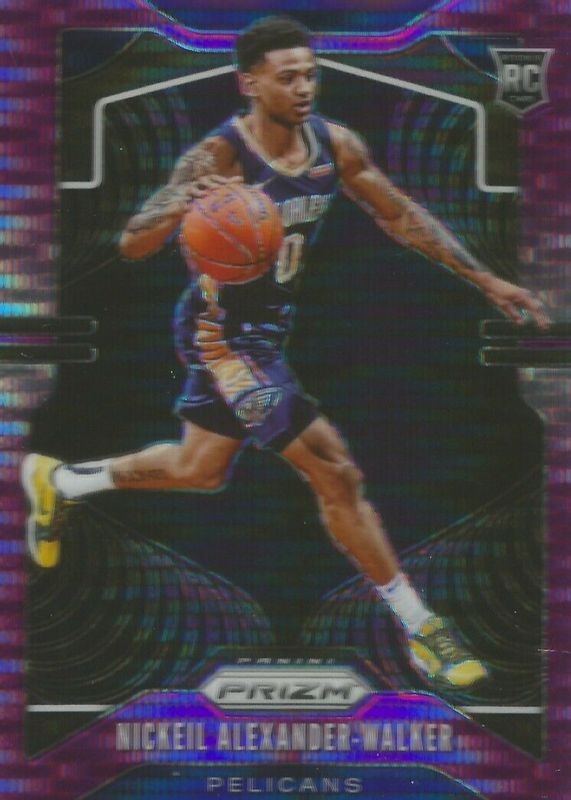 Nickeil Alexander-Walker 2019 Prizm #263 Purple Pulsar /35 Rookie PSA 10