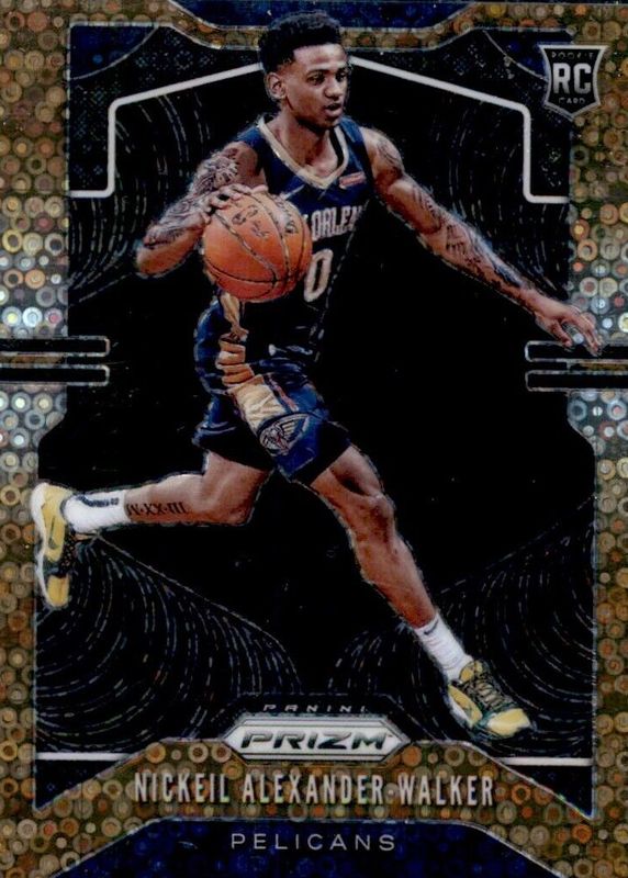 Nickeil Alexander-Walker 2019 Prizm #263 Fast Break Bronze /20 Rookie PSA 10