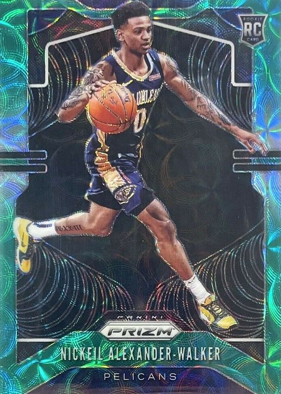 Nickeil Alexander-Walker 2019 Prizm #263 Choice Green /8 Rookie RAW