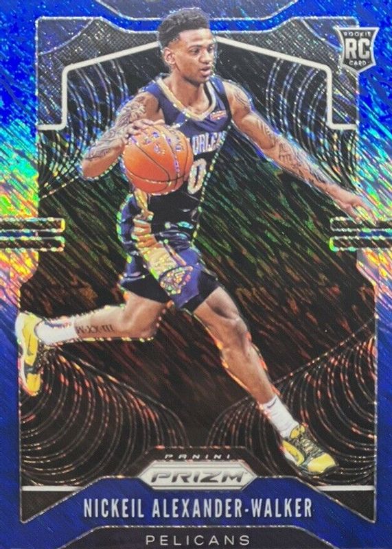 Nickeil Alexander-Walker 2019 Prizm #263 FOTL Blue Shimmer Rookie RAW