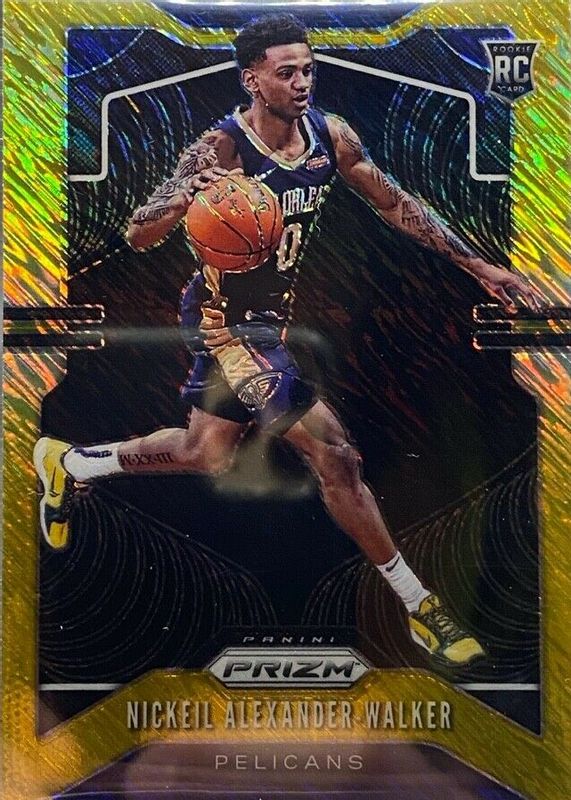 Nickeil Alexander-Walker 2019 Prizm #263 FOTL Gold Shimmer /10 Rookie BGS 9