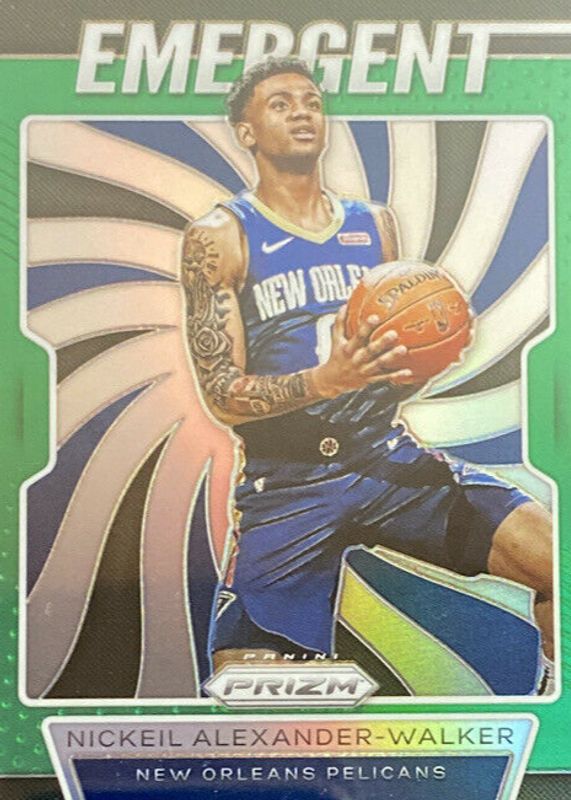 Nickeil Alexander-Walker 2019 Prizm #16 Emergent - Green Rookie PSA 10