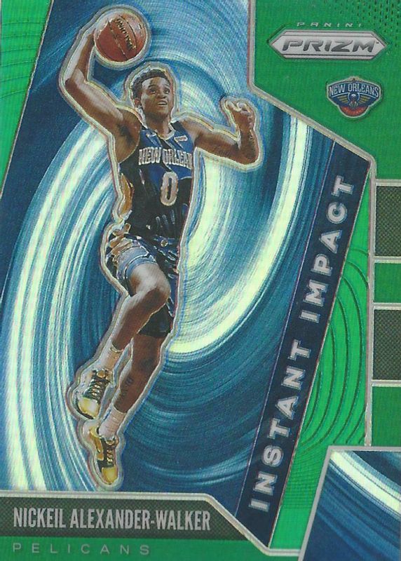 Nickeil Alexander-Walker 2019 Prizm #13 Instant Impact - Green Rookie RAW