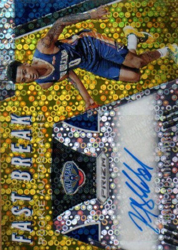 Nickeil Alexander-Walker 2019 Prizm #FR-NAW Fast Break Rookie Autographs - Gold /10 RAW