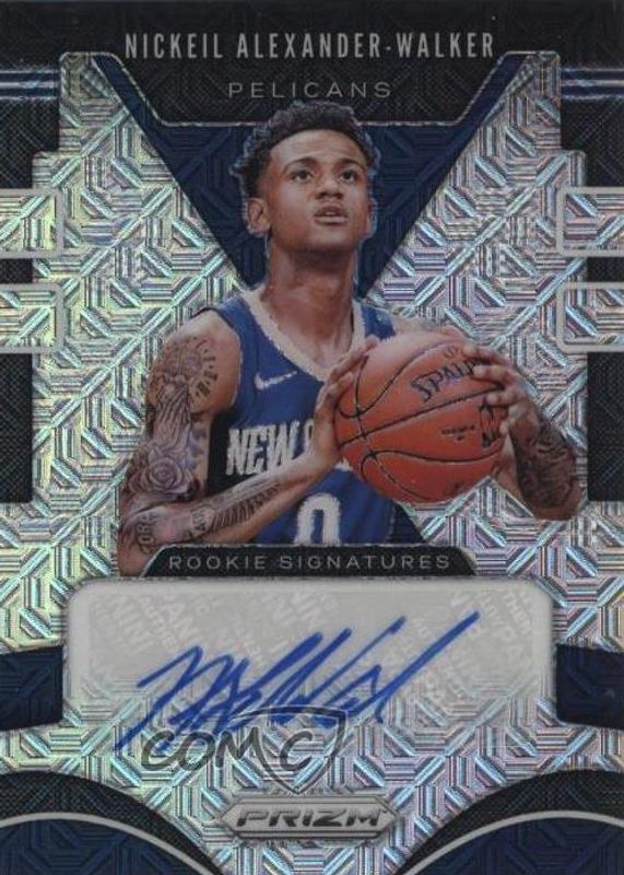 Nickeil Alexander-Walker 2019 Prizm #RS-NAW Rookie Signatures - Mojo /25 Rookie PSA 10