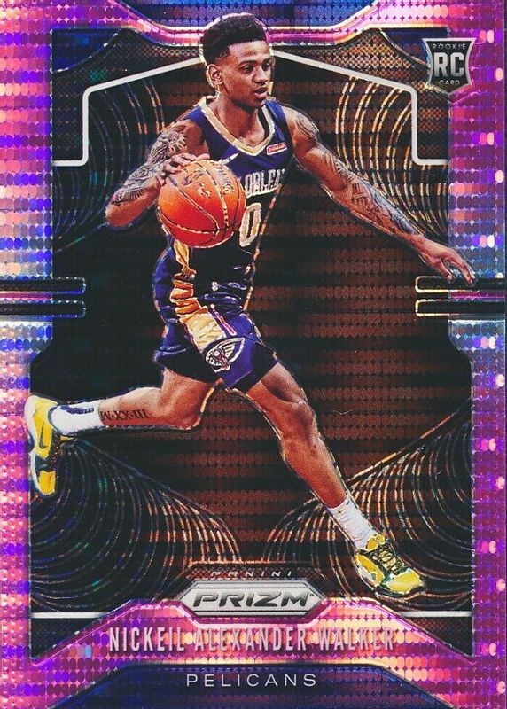 Nickeil Alexander-Walker 2019 Prizm #263 Pink Pulsar /42 Rookie PSA 10