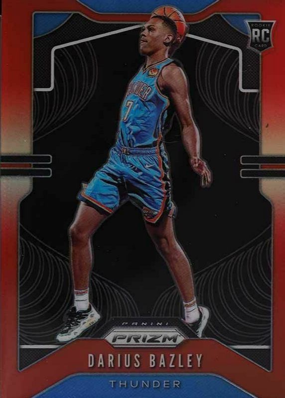 Darius Bazley 2019 Prizm #289 Red /299 Rookie RAW