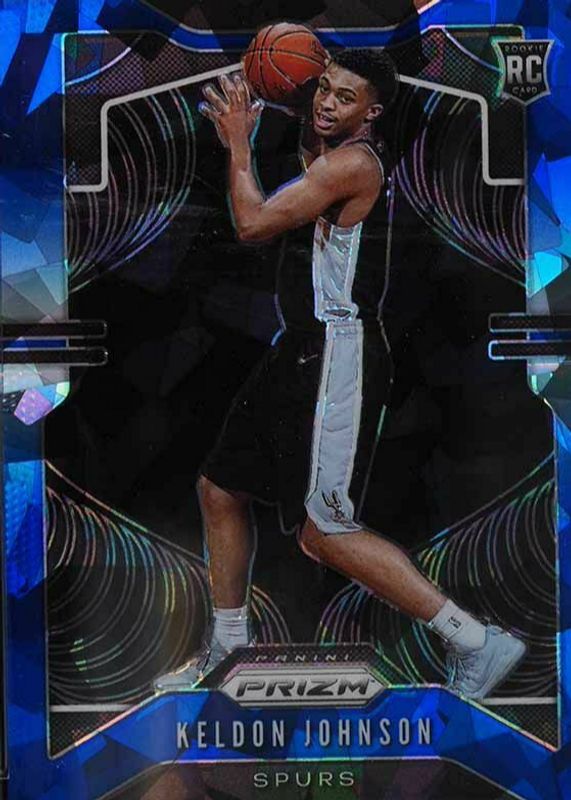 Keldon Johnson 2019 Prizm #273 Blue Ice /99 Rookie SGC 9