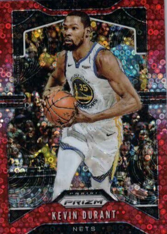 Kevin Durant 2019 Prizm #210 Fast Break Red /125 RAW