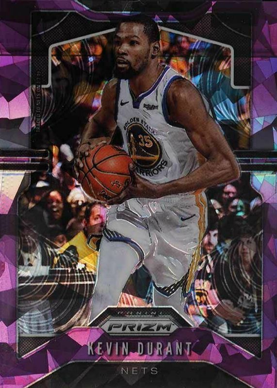 Kevin Durant 2019 Prizm #210 Purple Ice /149 PSA 10