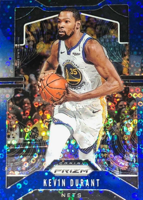 Kevin Durant 2019 Prizm #210 Fast Break Blue /175 BGS 9.5