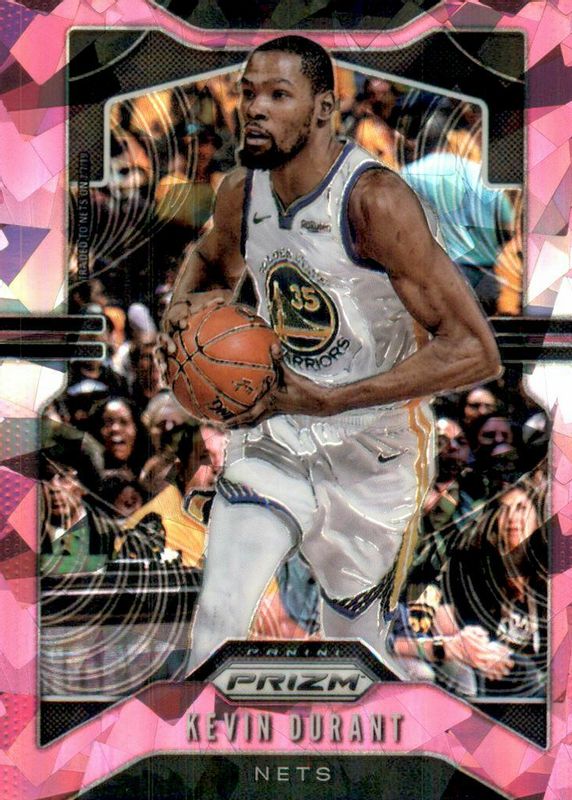 Kevin Durant 2019 Prizm #210 Pink Ice SGC 9.5