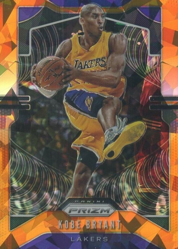 Kobe Bryant 2019 Prizm #8 Orange Ice BGS 10 BLACK LABEL