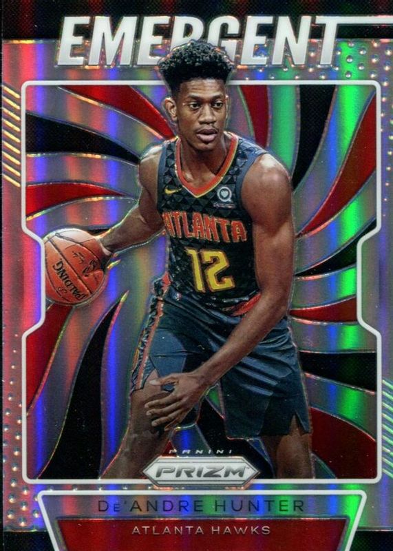 De'Andre Hunter 2019 Prizm #9 Emergent - Silver Rookie SGC 10