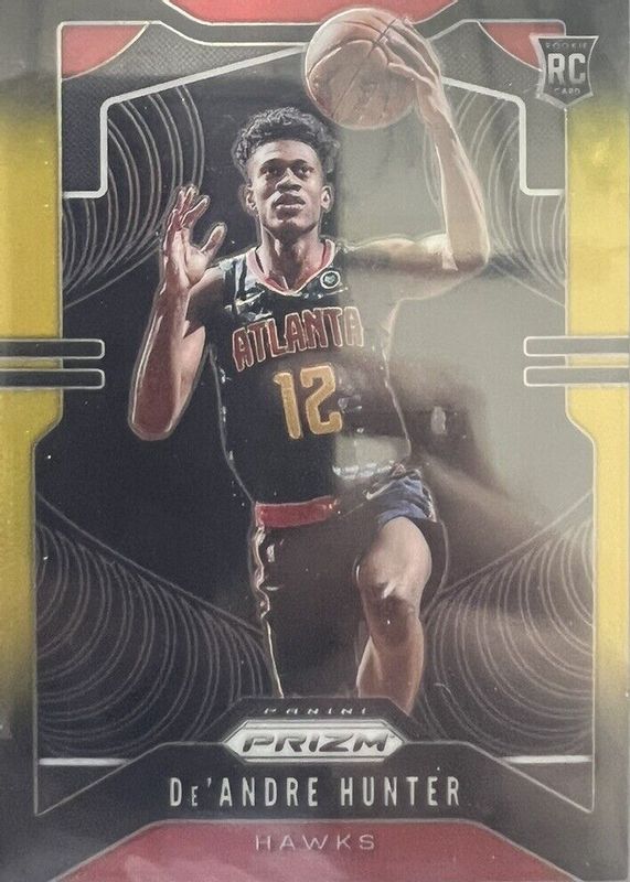 De'Andre Hunter 2019 Prizm #251 Black Gold /5 Rookie SGC 9