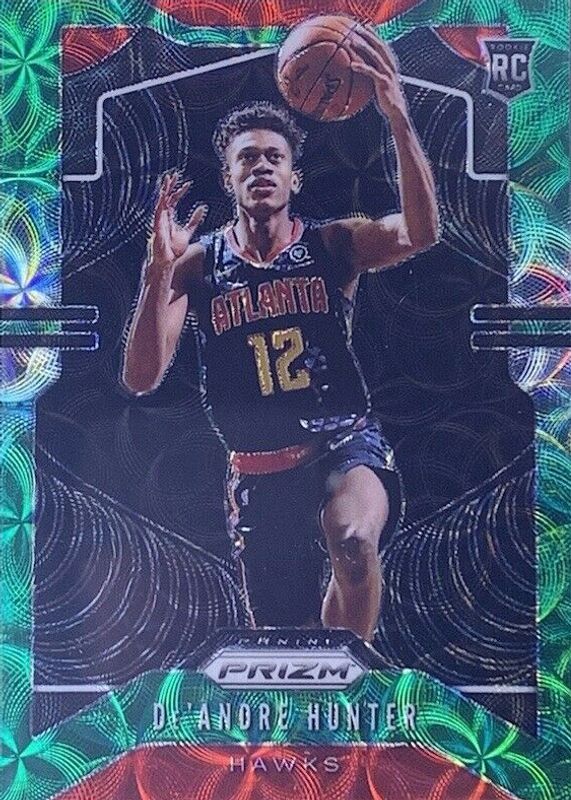 De'Andre Hunter 2019 Prizm #251 Choice Green /8 Rookie SGC 10