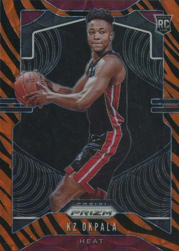 KZ Okpala 2019 Prizm #275 Choice Tiger Stripe /(SSP) Rookie PSA 9