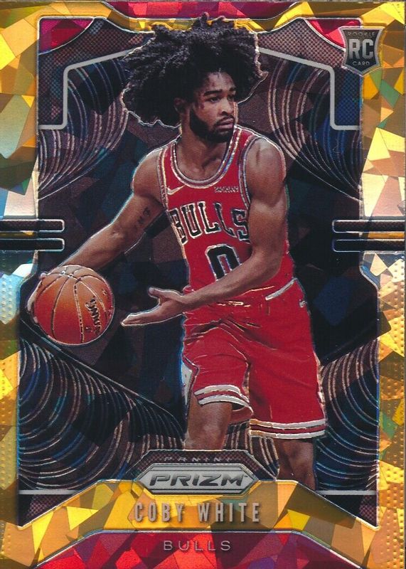 Coby White 2019 Prizm #253 Orange Ice Rookie SGC 9.5