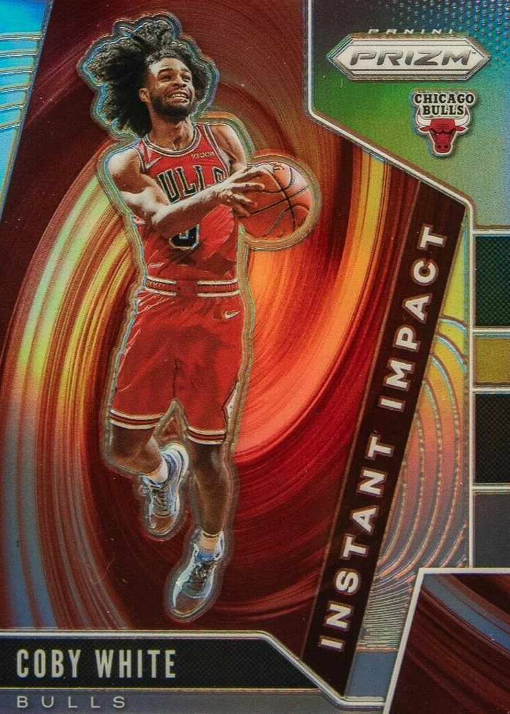Coby White 2019 Prizm #6 Instant Impact - Silver Price Guide