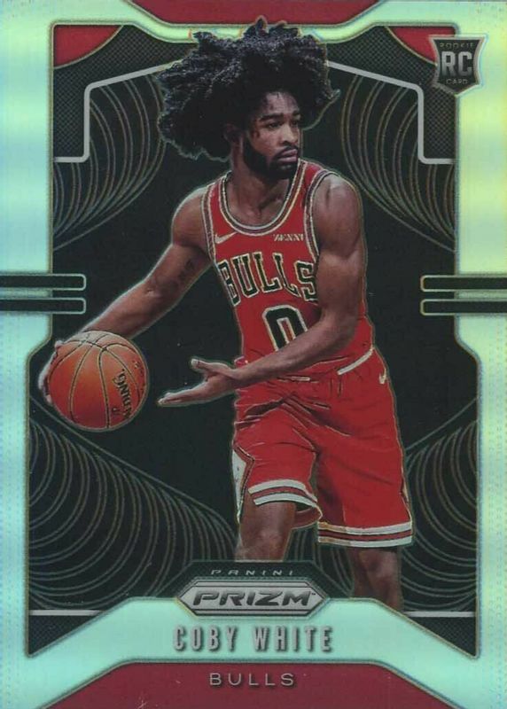 Coby White 2019 Prizm #253 Silver Rookie RAW