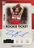 Corey Kispert 2021 Contenders #115 Rookie Ticket Auto Price Guide 