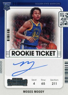 2021 Contenders #114 Rookie Ticket Auto