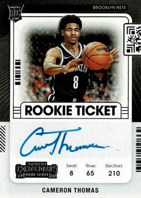 2021 Contenders #127 Rookie Ticket Auto