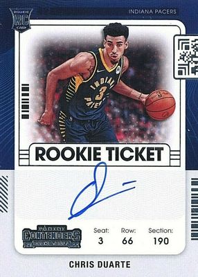 2021 Contenders #113 Rookie Ticket Auto