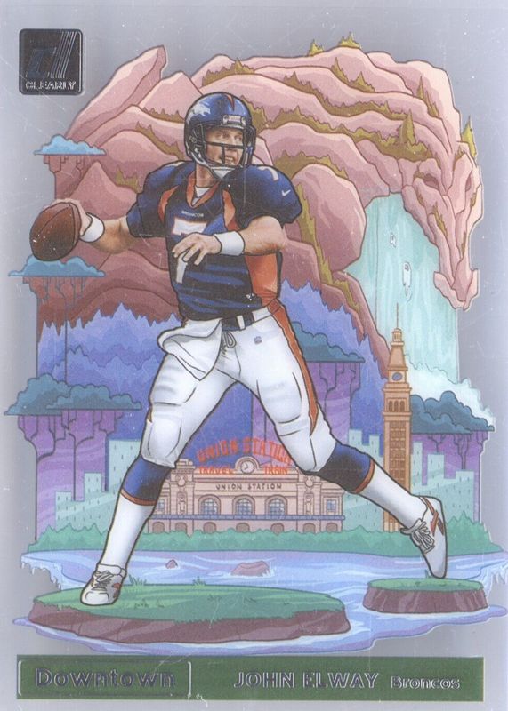 John Elway 2021 Clearly Donruss #D-20 Downtown /(SSP) SGC 10