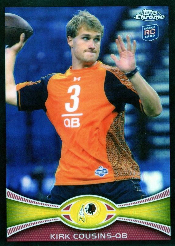 Kirk Cousins 2012 Topps Chrome #146 Black Refractor /299 Rookie SGC 9.5