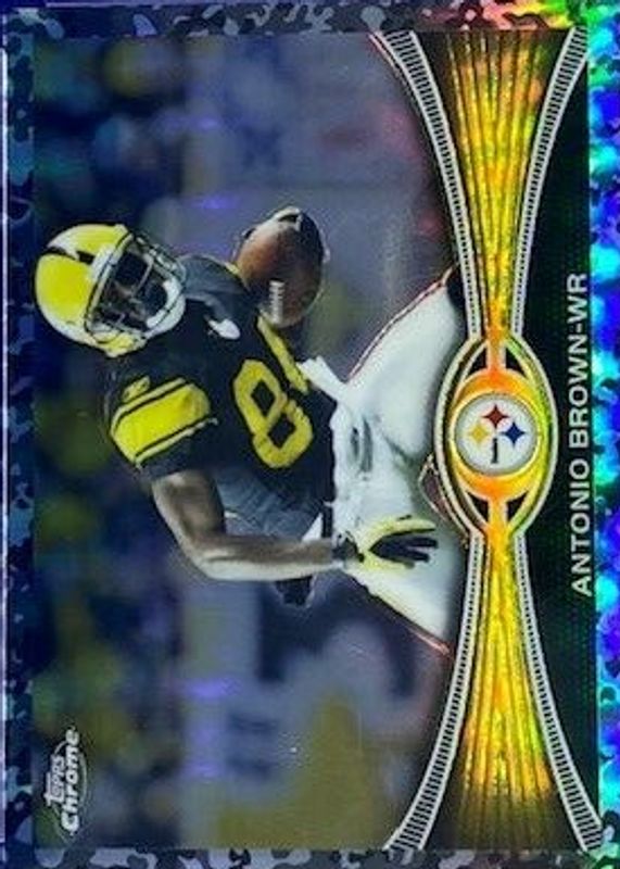 Antonio Brown 2012 Topps Chrome Camo Refractor 106 Price Guide