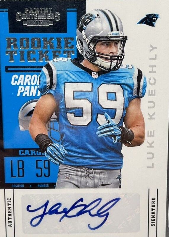 2012 Contenders #159 Rookie Ticket Auto (Blue Jersey)