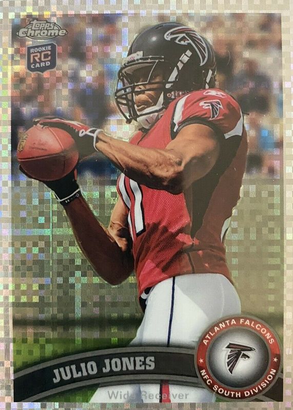 Julio Jones 2011 Topps Chrome #131 X-Fractor Rookie SGC 9.5