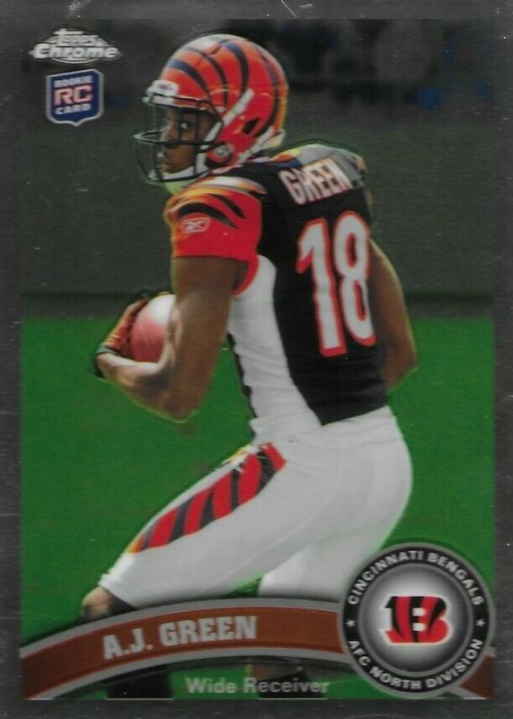 AJ Green 2011 Topps Chrome #150 Base Rookie PSA 10