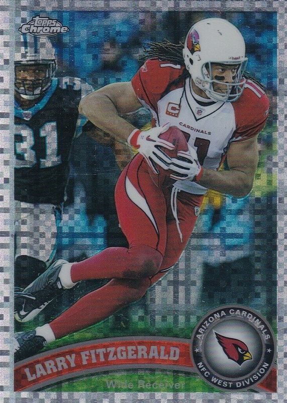 Larry Fitzgerald 2011 Topps Chrome #80 X-Fractor PSA 10