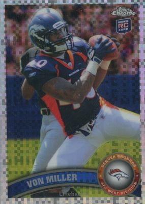 2011 Topps Chrome #212 X-Fractor