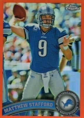 2011 Topps Chrome #4 Orange Refractor
