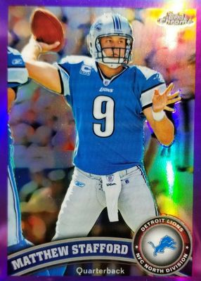 2011 Topps Chrome #4 Purple Refractor /499