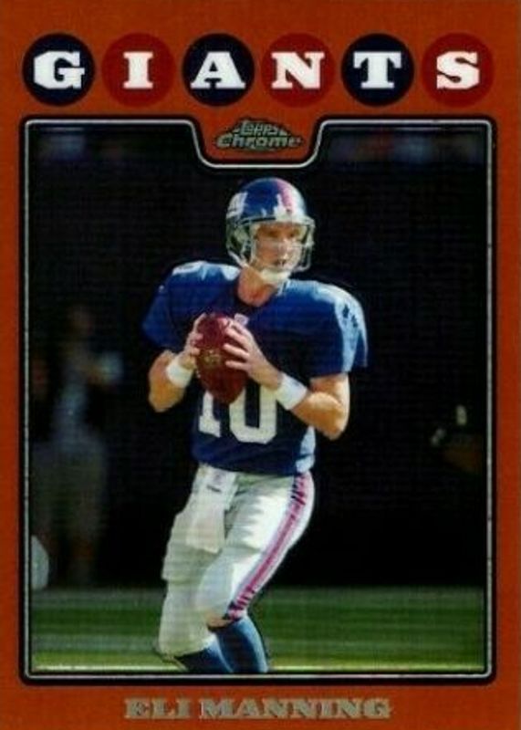 Eli Manning 2008 Topps Chrome #TC13 Copper Refractor /425 BGS 9.5