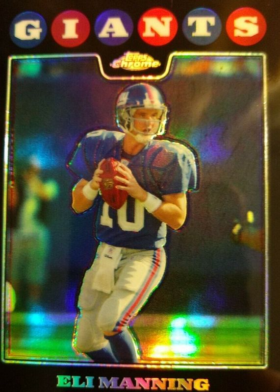 Eli Manning 2008 Topps Chrome #TC13 Refractor PSA 10