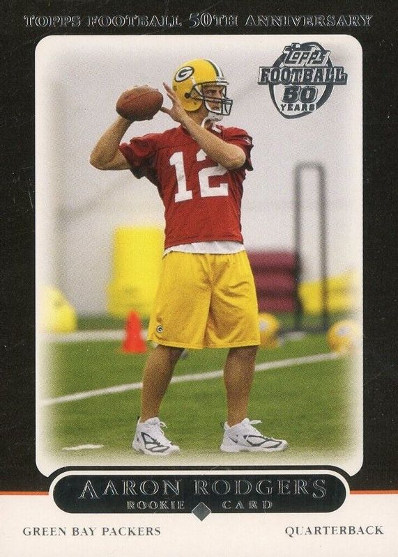 Aaron Rodgers 2005 Topps #431 Black Rookie SGC 9